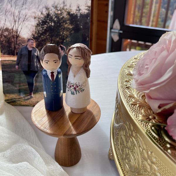 Custom Wedding Peg Dolls