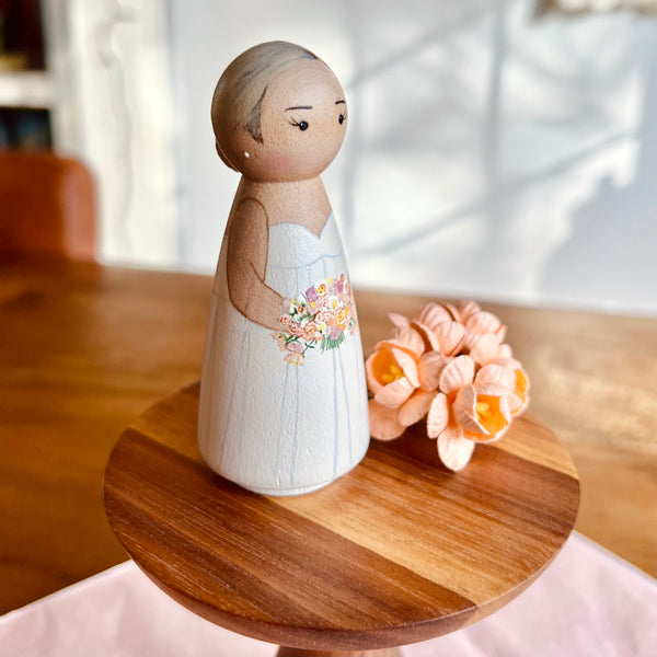 Custom Wedding Peg Dolls
