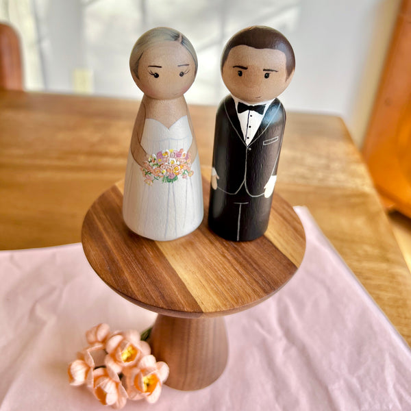 Custom Wedding Peg Dolls