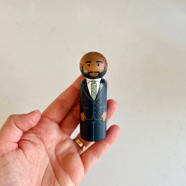 Custom Wedding Peg Dolls