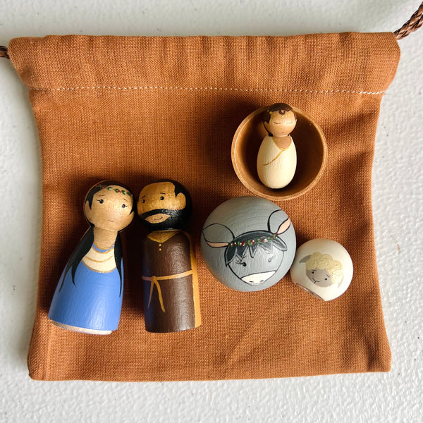 Holy Family with Animals Nativity