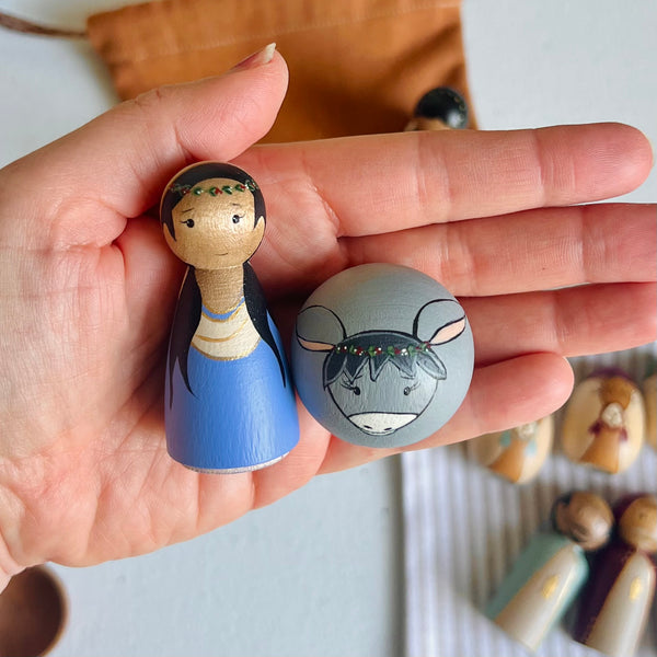 Holy Family with Animals Nativity