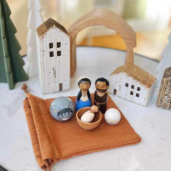 Holy Family with Animals Nativity