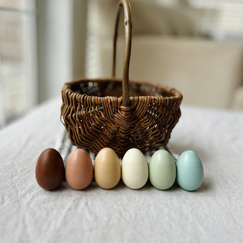 Set of 6 Large Rounded Eggs