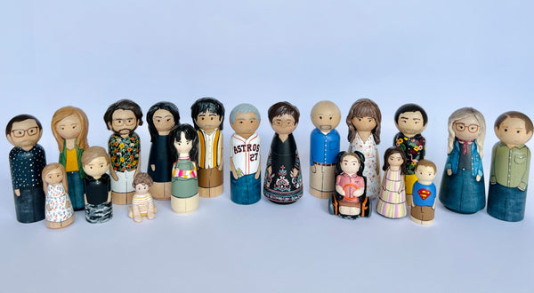 Custom Peg Dolls