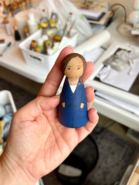 Kamala Harris Peg Doll