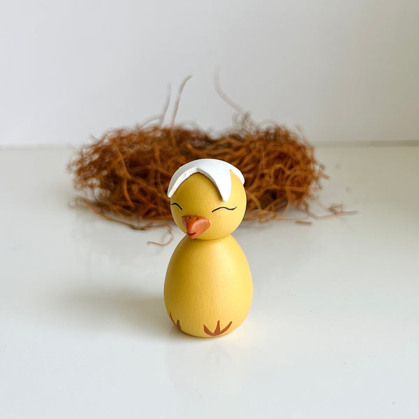 Baby Bird and Eggs in Nest {FREE SHIPPING}