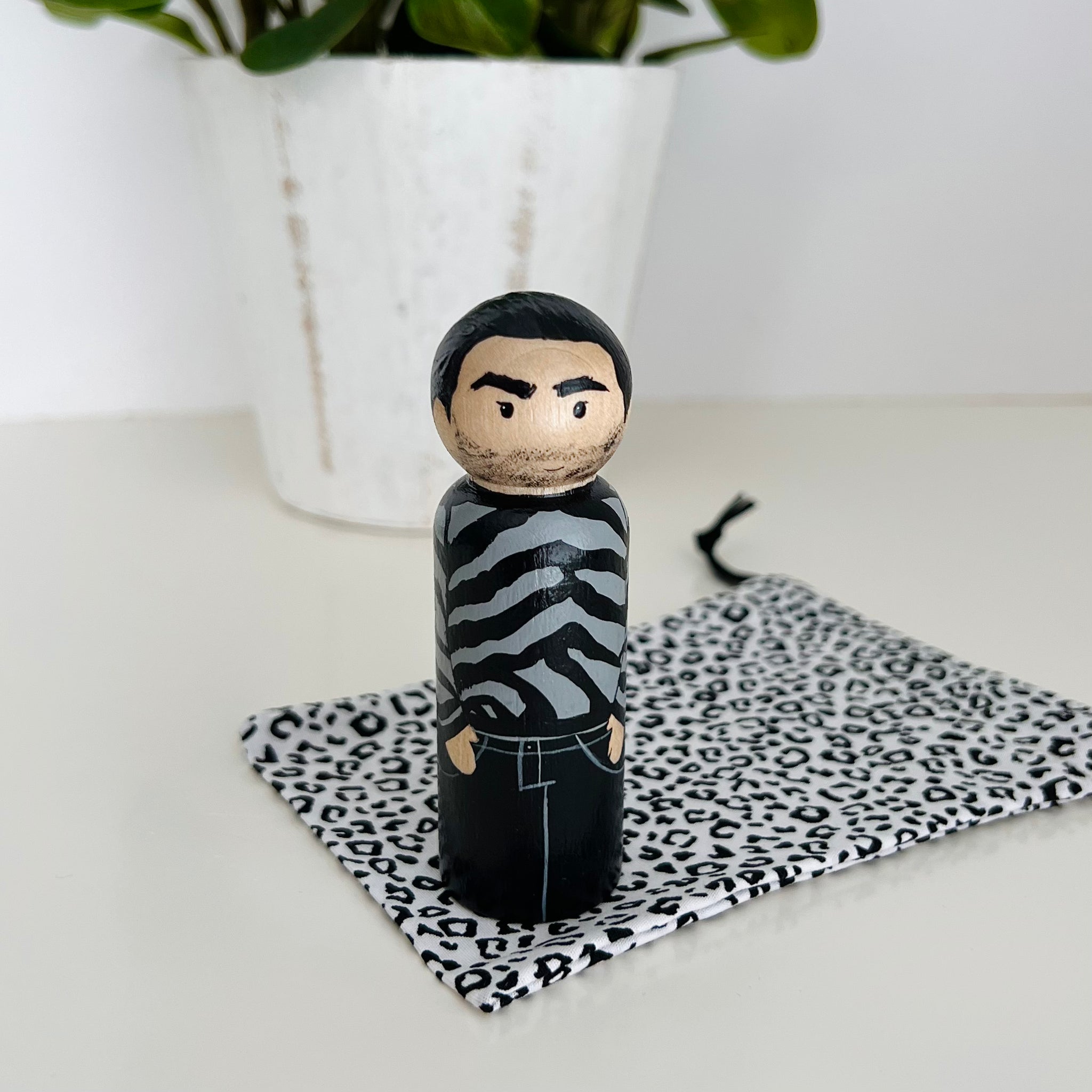 David Rose - Zebra Print Sweater